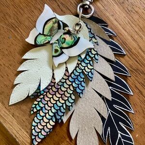 Truffle Trove Custom Made Abalone & Leather Flair